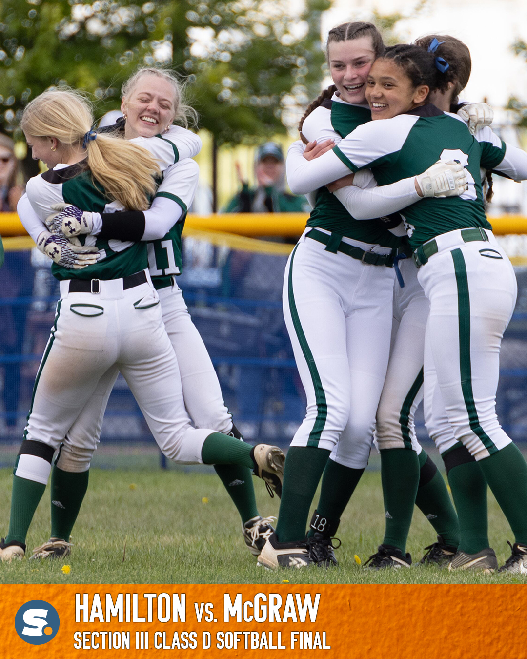 Hamilton softball honors late teammate Isadora Catania with an emotional walk-off win to claim the Section III Class D title.