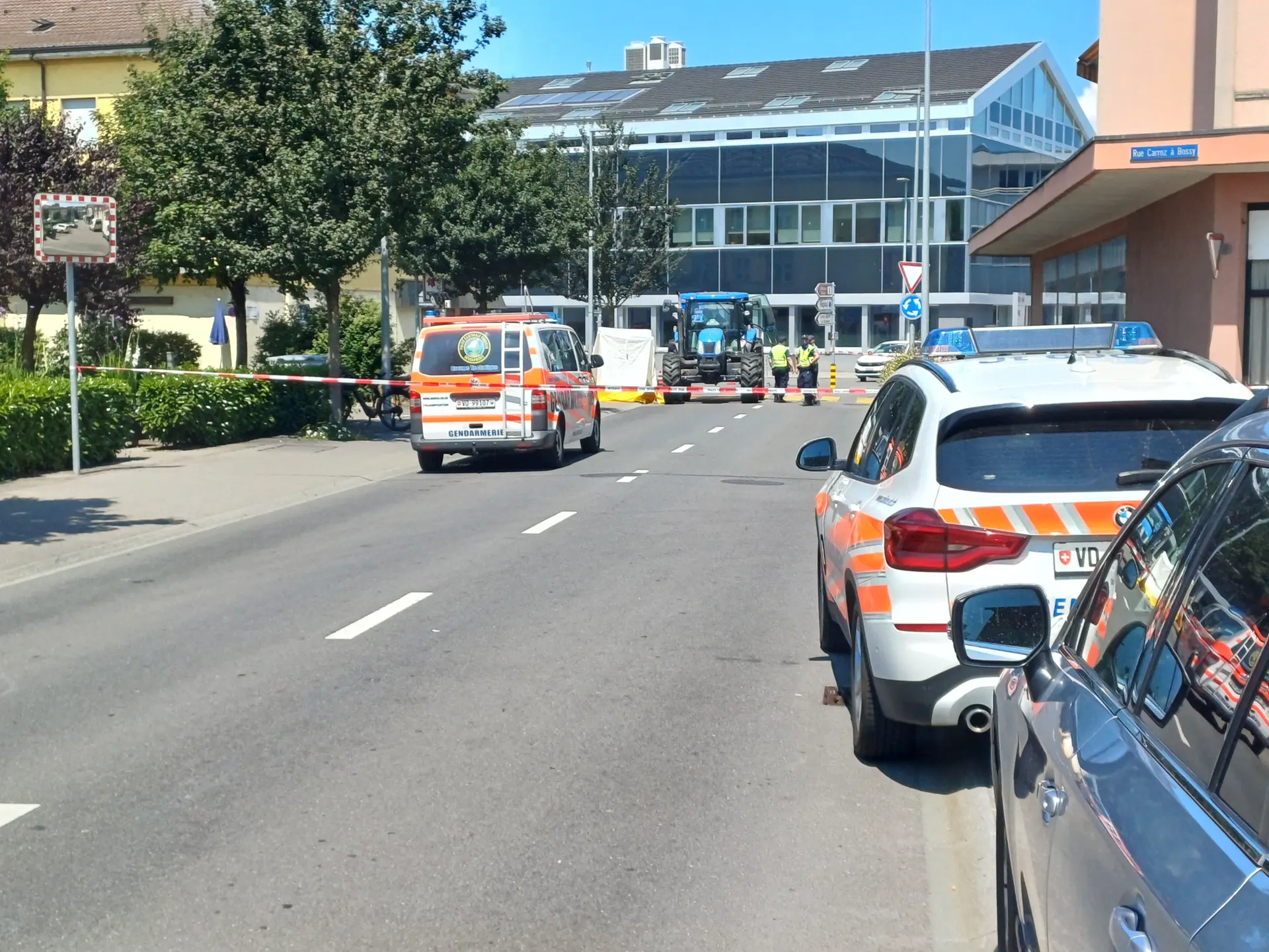 Accident mortel à Payerne Une femme renversée par un tracteur