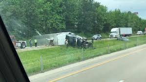 I-55 Traffic Alert Semi‑Trailer Truck Crashes on I‑55 at Renwick Road, No Injuries
