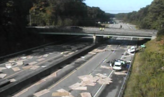 Second Multi-Vehicle Crash on I-95 in Westbrook Causes Serious Injuries, Overpass Damage