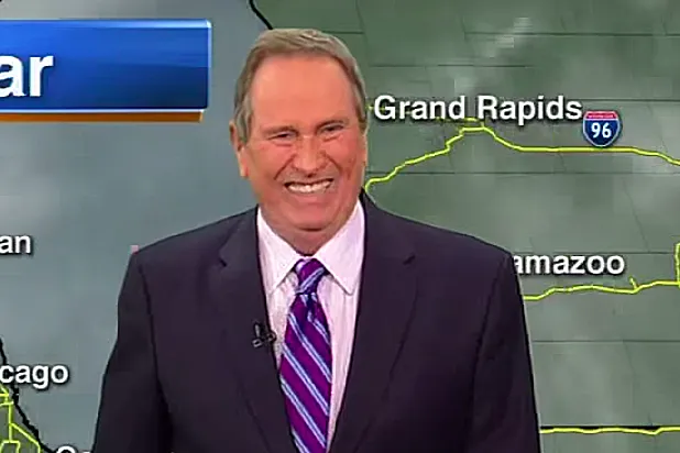 Jerry Taft WLS‑TV (ABC7) Mourn Chicago “Good Morning” Weather Icon at 77