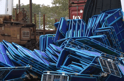 Train Collides with Amazon Truck in Union City; No Injuries Reported, Cleanup Underway