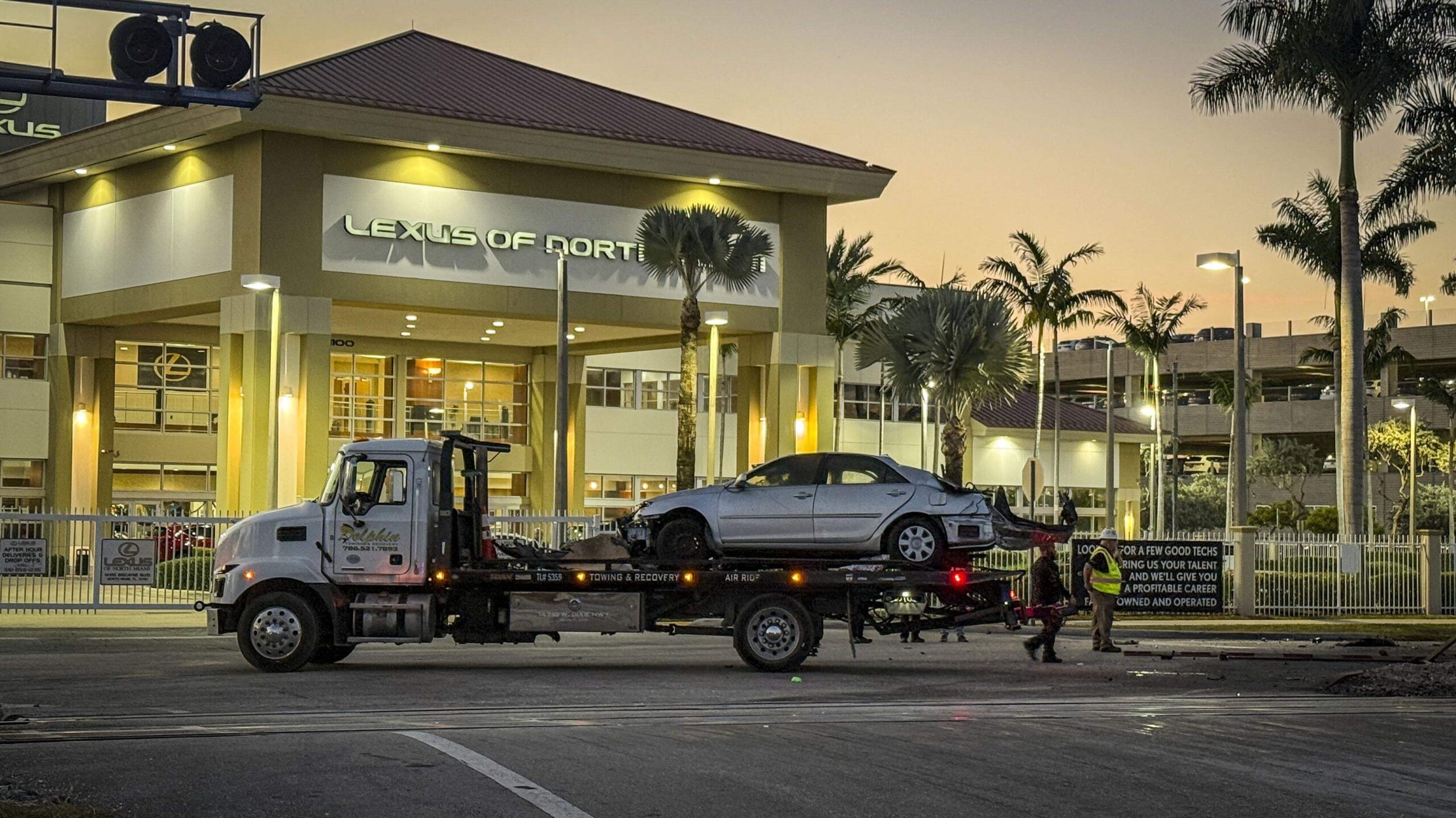 Vehicle-Train Collision One Injured Near Biscayne Boulevard in North Miami