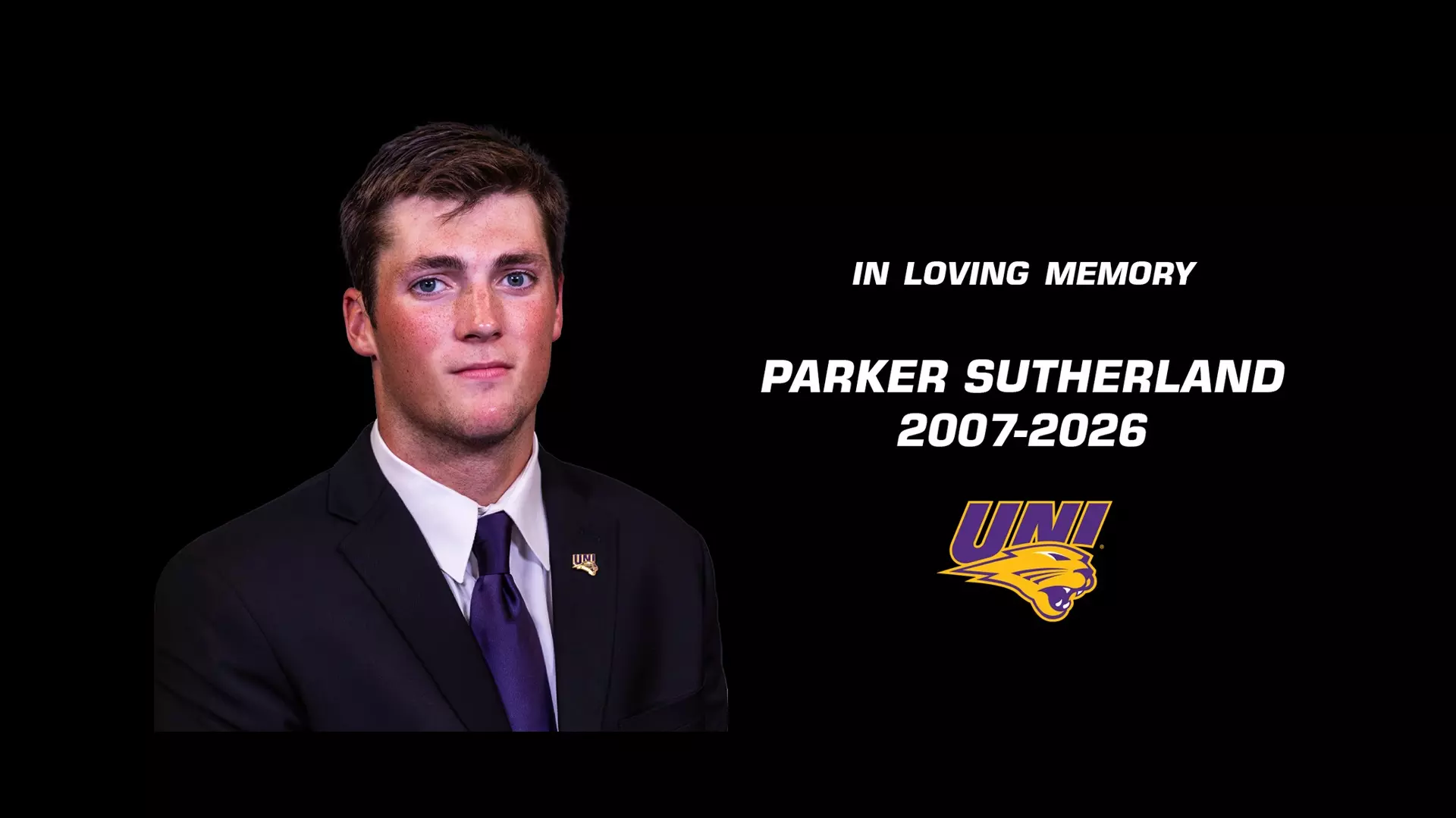 Northern Iowa Football Player Parker Sutherland Dies at 18 After Medical Emergency, Cedar Falls, Iowa Mourns