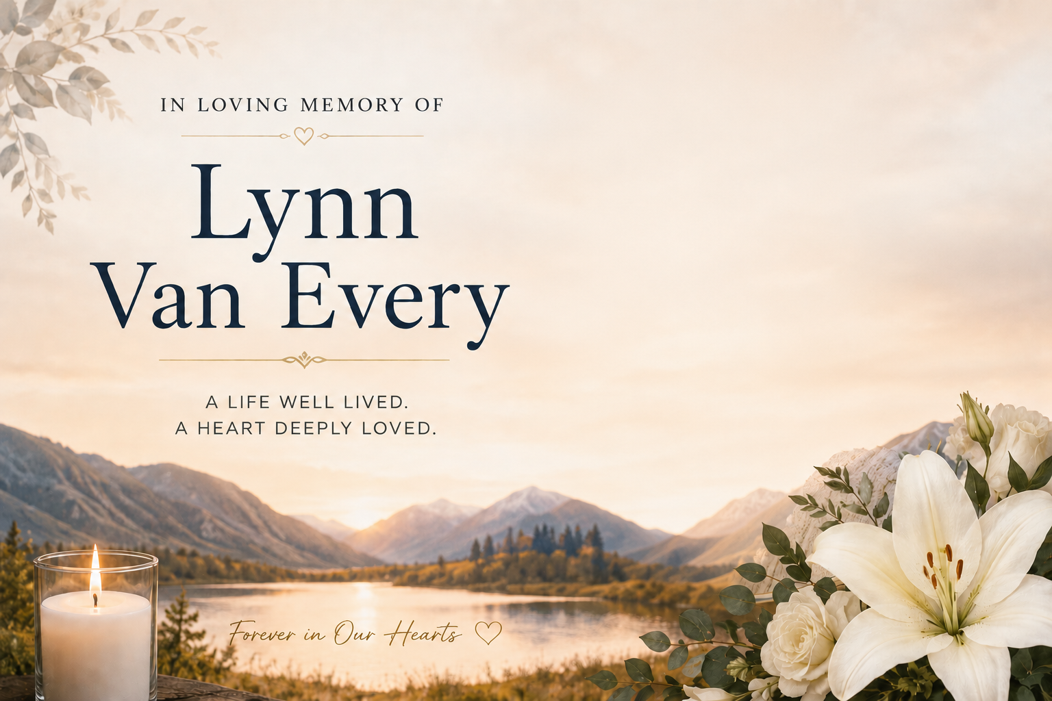 Lynn Van Every, a Resident of Idaho, US Has Passed Away