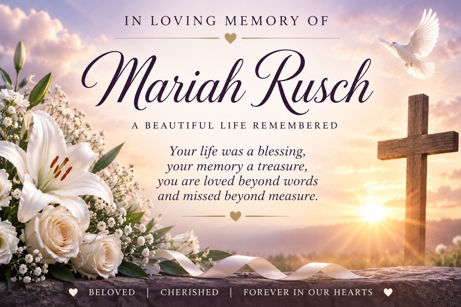 Mariah Rusch Obituary, a Resident of Merrill, Wisconsin Has Died