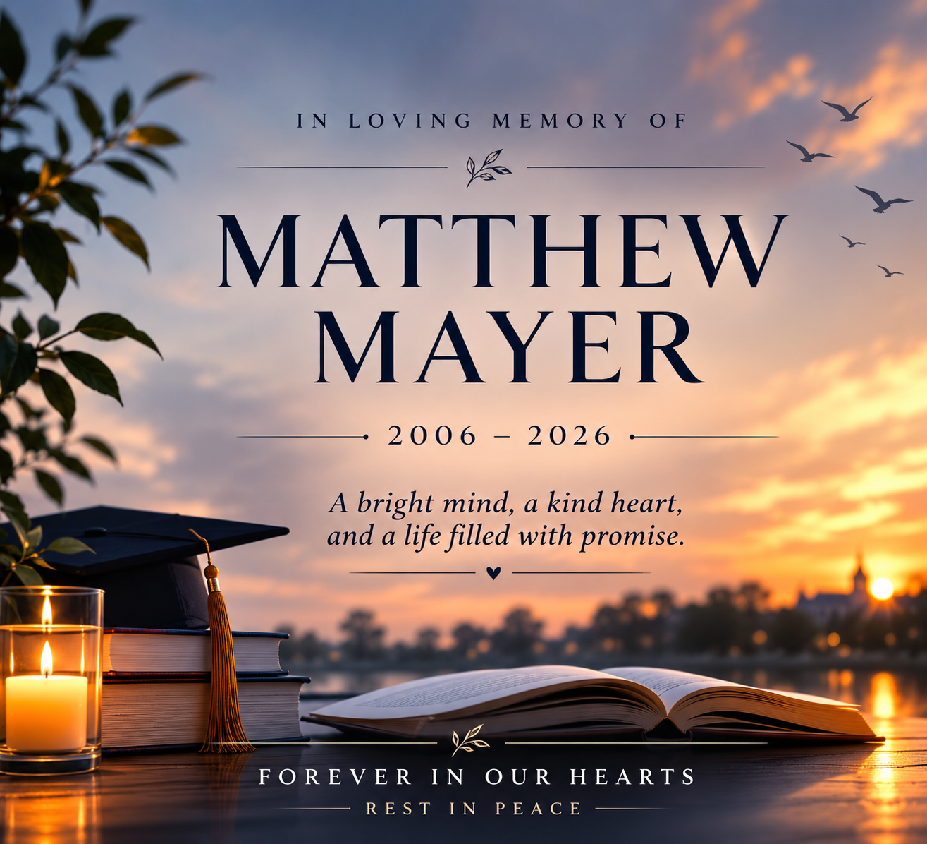 Matthew Mayer, Car Crash in Buffalo, NY University of Dayton Mourns a Rising Junior Student at 20