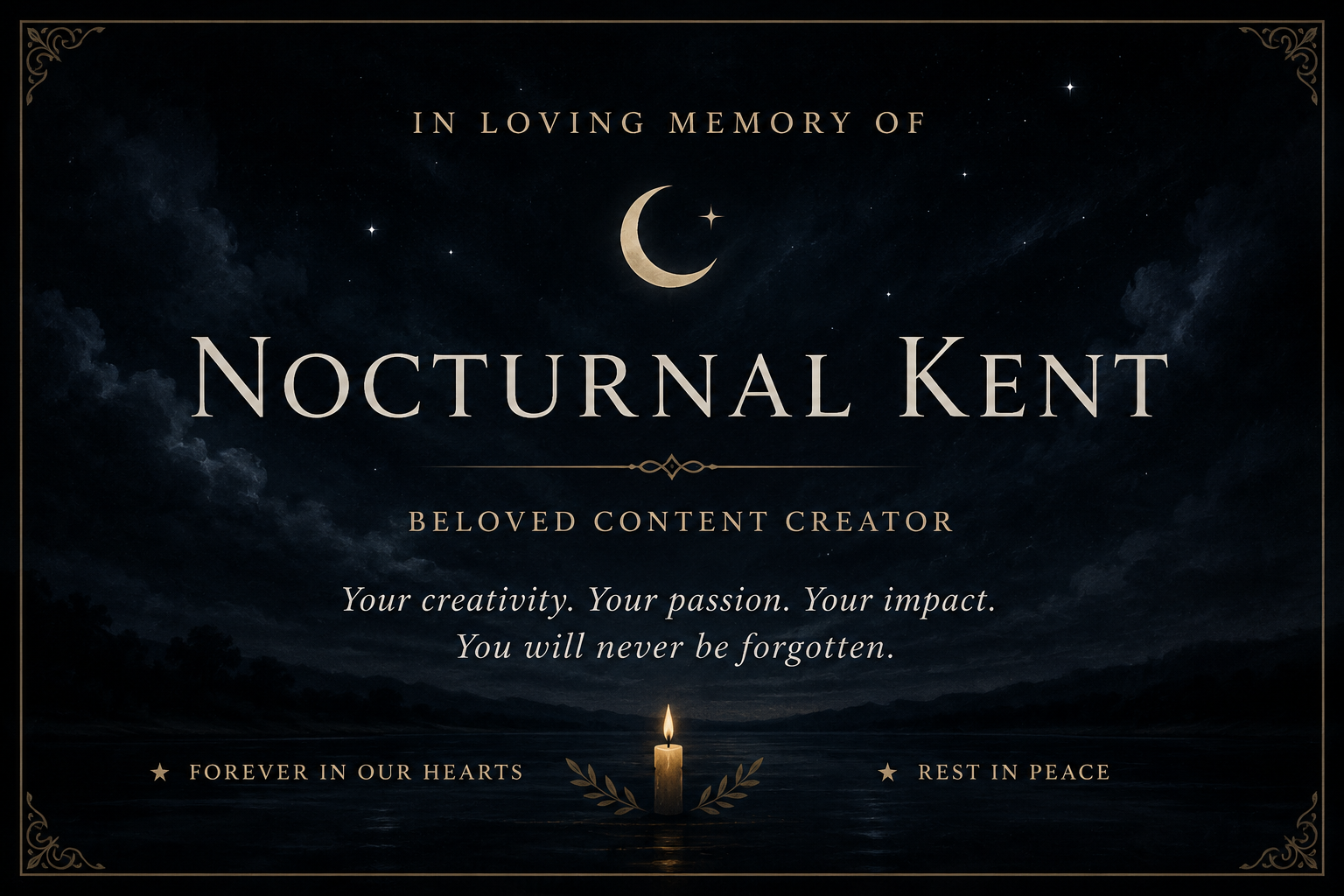 Nocturnal Kent, Australian Content Creator Reported Death Following Brain Aneurysm