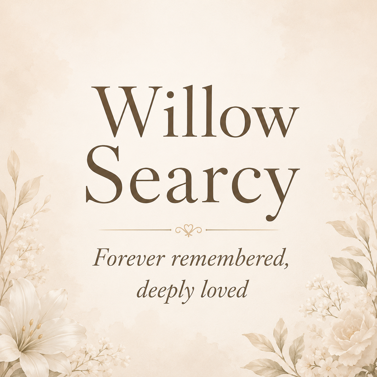 Obituary of Willow Searcy Family and Friends Mourn a Young Life Lost in Jonesboro