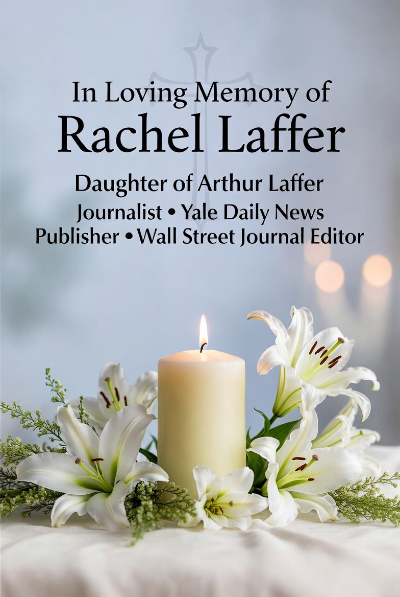 Rachel Laffer, a Dedicated Journalist and Daughter of Renowned Economist Arthur Laffer Has Died