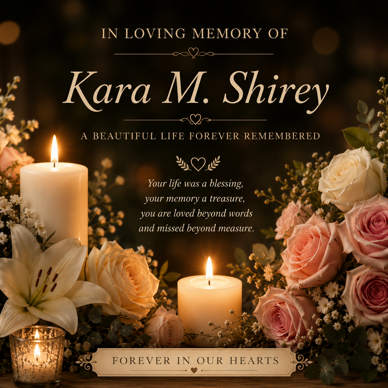 Death of Kara M. Shirey, a Resident of Utah, US State