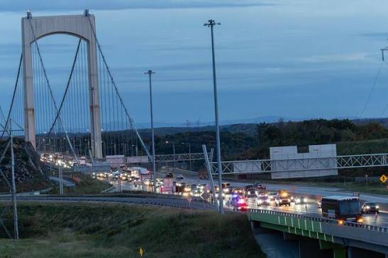 Accident près du pont Pierre-Laporte un motocycliste grièvement blessé