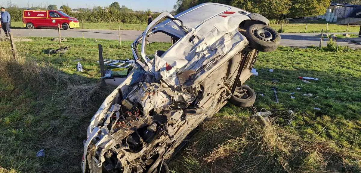 Barentin Accident Two Injured in Crash on RD 6015