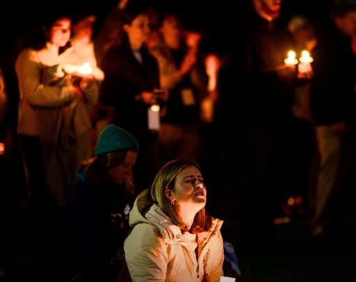 Bend, OR, Holds Candlelight Vigil for Silver Rail Elementary Shooting Victims